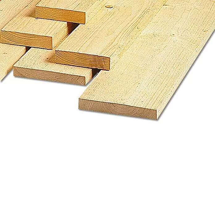 Universal-Schalbrett - 250 x 13,5 x 2,4 cm, Fichte - Detailaufnahme