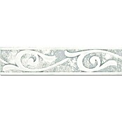 Fliesenbordüre Marmor Raute (4,5 x 20 cm, Grau, Glasiert)