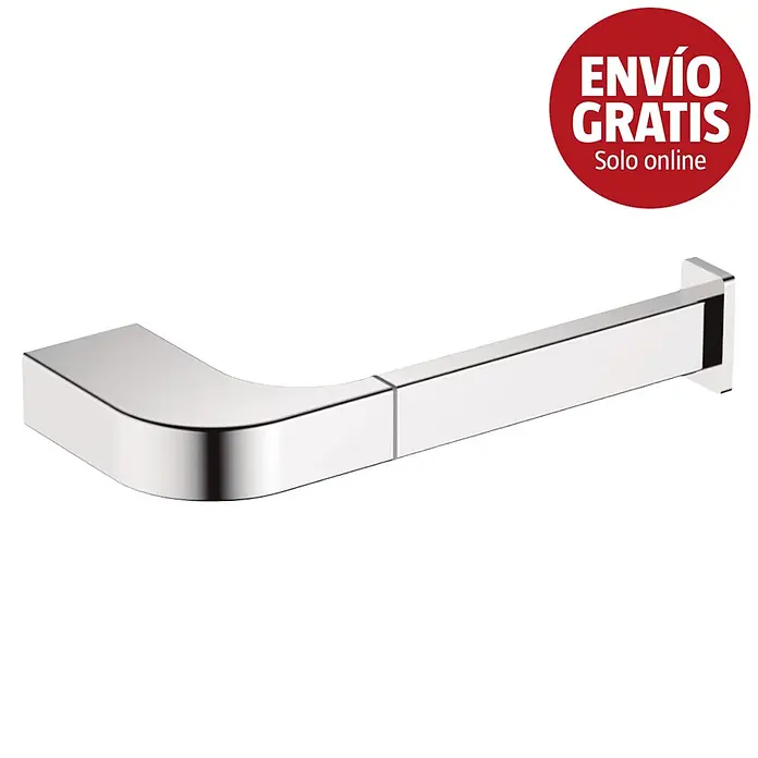 Bath Stage B-Line Portarollos de papel higiénico - Sin tapa, Cromo - Portarrollos de papel higiénico cromado de diseño moderno y curvo.
