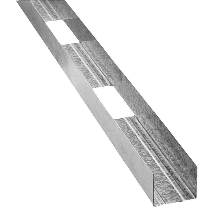 Knauf Türsturzprofil - 1.600 x 50 x 40 mm - Profilschiene aus Metall mit Aussparungen für Trockenbau- und Konstruktionsanwendungen. Eine ideale, robuste Lösung für Innenräume.
