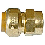 Steck-Übergangsmuffe II (Durchmesser: 18 mm, ½″, Muffe und Innengewinde)