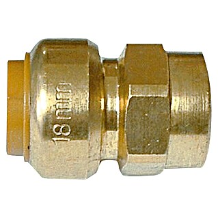 Steck-Übergangsmuffe II (Durchmesser: 18 mm, ¾″, Muffe und Innengewinde)