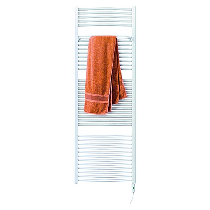 Admiral Elektrische badkamerradiator Mannheim (60 x 177 cm, 900 W, Wit, Verwarmingselement)