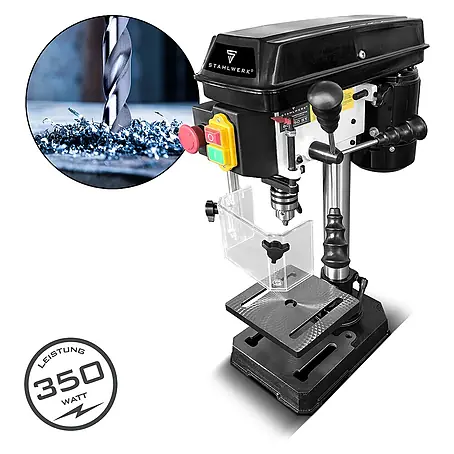 BD-350 ST Säulenbohrmaschine 350W Leistung 620-2.620 U/min Ø 13 mm