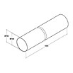 Air-Circle PVC-Rundrohr (Ø x L: 150 mm x 1 m, Max. Luftleistung: Ab 600 m³/h)
