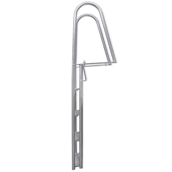vidaXL Steg /Poolleiter 4 stufig Aluminium 167 cm - 