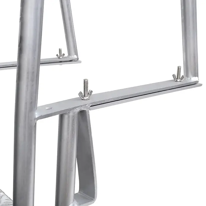 vidaXL Steg /Poolleiter 4 stufig Aluminium 167 cm - 