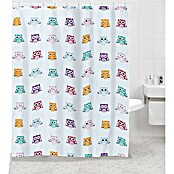 Venus Douchegordijn, textiel Kiko (180 x 200 cm, 100% Polyester)