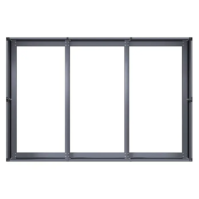vidaXL Pflanzkübel Anthrazit 120x80x40 cm Stahl - 