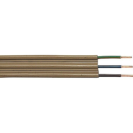 Stegleitung NYIFY- J 3x1,5 mm² (Anzahl Adern: 3, 10 m, Beige)