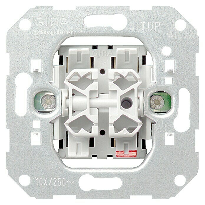 Gira Serienschalter-Einsatz10 A, Unterputz Front View