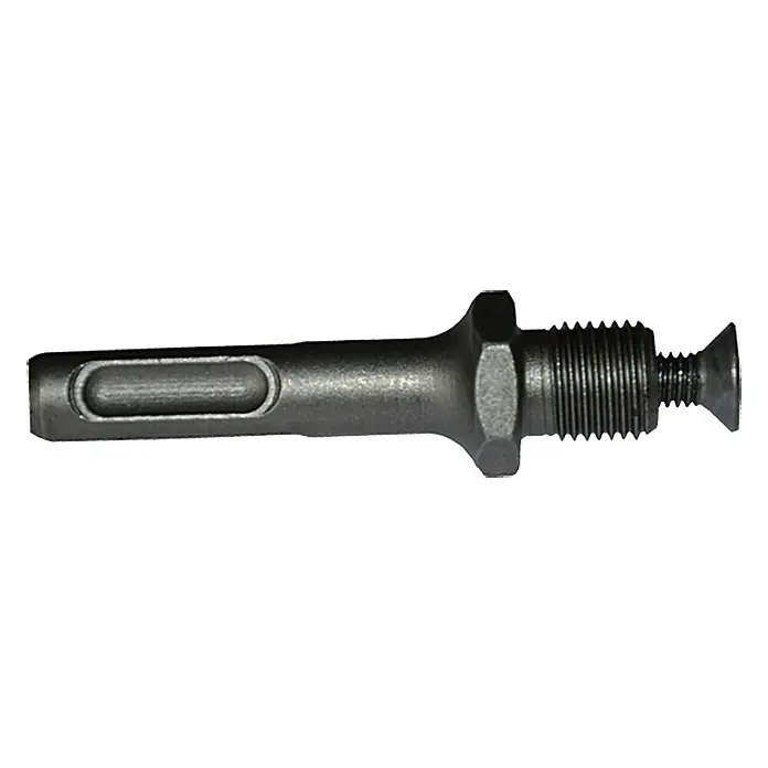 Collomix SDS-Plus Adapter - SDS Plus auf ½″ - Bild einer SDS-Hammerbohreraufnahme mit Gewindeende für Bohrmaschinen. Solide Bauweise für professionelle Anwendungen.