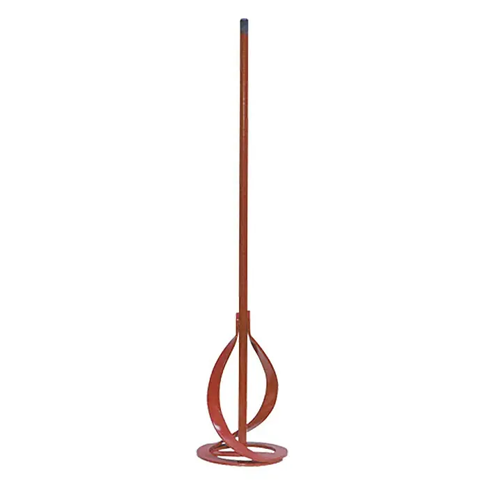 Wisent Rührstab UR 60 S - 400 mm, Durchmesser Rührer: 60 mm, Aufnahme: Sechskant - Roter Farbmischer mit Spiralkopf, ideal zum Mischen von Farben und Lacken. Robustes Werkzeug für professionelle Ergebnisse.