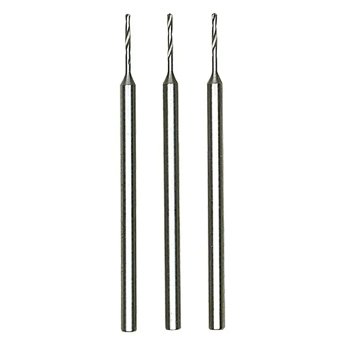 Proxxon Spiralbohrer No 28852 - 0,8 mm, HS-Stahl, 3 Stk. - Drei präzise Mikrobohrer für filigrane Arbeiten. Ideal für Elektronik und Modellbau, bieten höchste Genauigkeit.