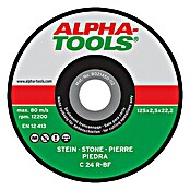 Alpha Tools Doorslijpschijf C 24R-BF (Steen, Schijfdiameter: 125 mm, Dikte plaat: 2,5 mm, 10 stk.)