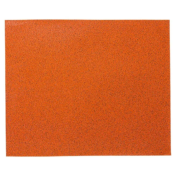 BAUHAUS Schleifpapier Super - Körnung: 0,269 mm - Orangefarbene Gummimatte mit feiner Körnung, ideal für Böden in Fitnessstudios oder Spielbereiche. Robust und strapazierfähig.