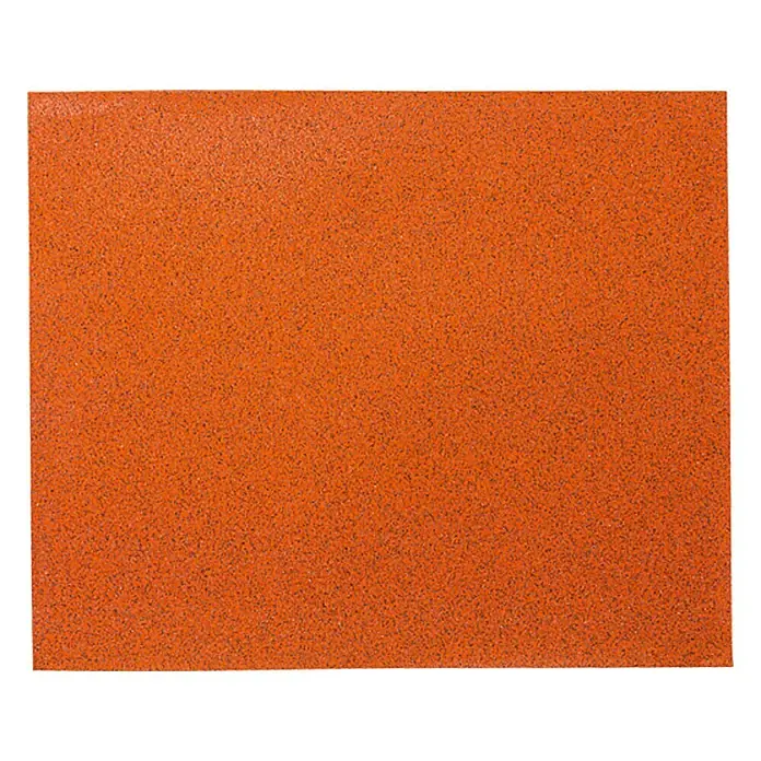BAUHAUS Schleifpapier Super - Körnung: 60 - Orangefarbene Gummimatte mit feiner Körnung, ideal für Böden in Fitnessstudios oder Spielbereiche. Robust und strapazierfähig.