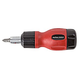 Alpha Tools Minischroevendraaierset (Kleur: Zwart/Rood)