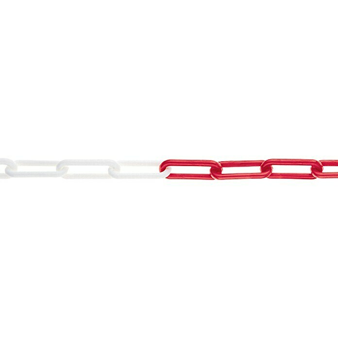 Stabilit Cadena de señalización a metros (8 mm, Plástico, Rojo/Blanco)