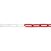Stabilit Cadena de señalización a metros (8 mm, Plástico, Rojo/Blanco)