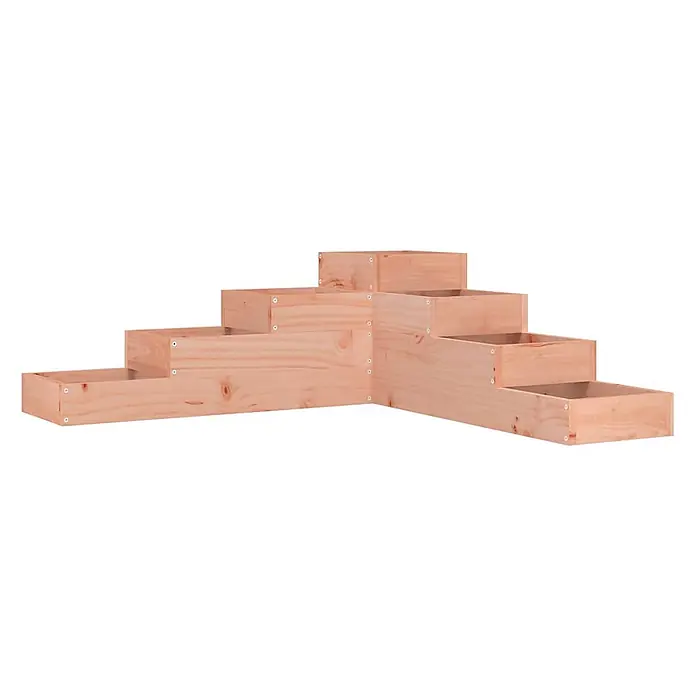 vidaXL Garten Pflanzgefäß 4 stufig 106x104,5x36 cm Massivholz Douglasie - 