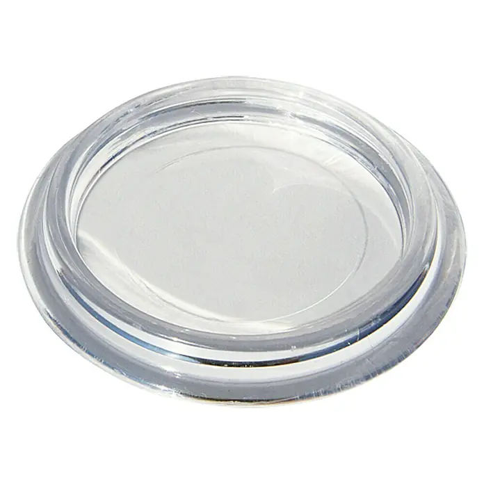 Stabilit Base para muebles - Diámetro: 50 mm, Redonda, 4 ud. - Un posavasos para muebles redondo y transparente diseñado para proteger los pisos de arañazos y daños. Ideal para muebles en superficies lisas.