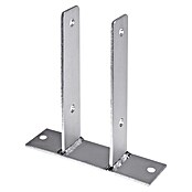 Stabilit Soporte en U para postes (91 x 71 x 101 mm, Galvanizado al fuego)