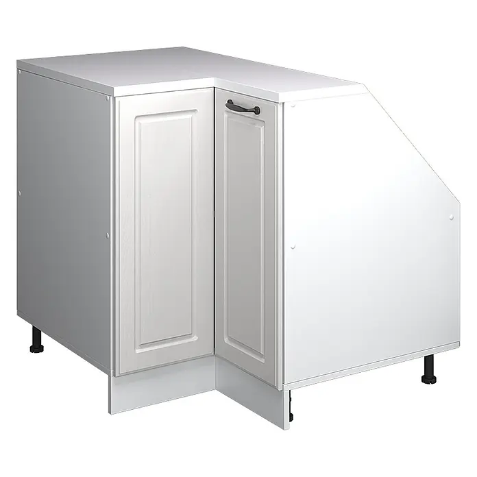 Küchenschrank für Dachschrägen R-Line 75.6 cm Weiß Landhaus Art.-Nr. 60514 - 