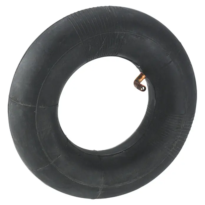 Stabilit Cámara de repuesto - Diámetro: 400 mm, Medidas neumático: 4 - 8, Válvula recta - Aquí hay una cámara de aire negra con una válvula dorada. Adecuado para bicicletas, sillas de ruedas y más. Un imprescindible para cualquier reparación de neumáticos.