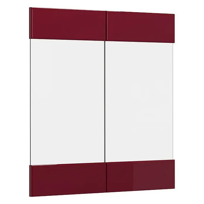 Küchenfront R-Line 59.2 cm Rot Hochglanz Art.-Nr. 41258 - 