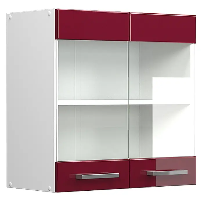 Küchenfront R-Line 59.2 cm Rot Hochglanz Art.-Nr. 41258 - 