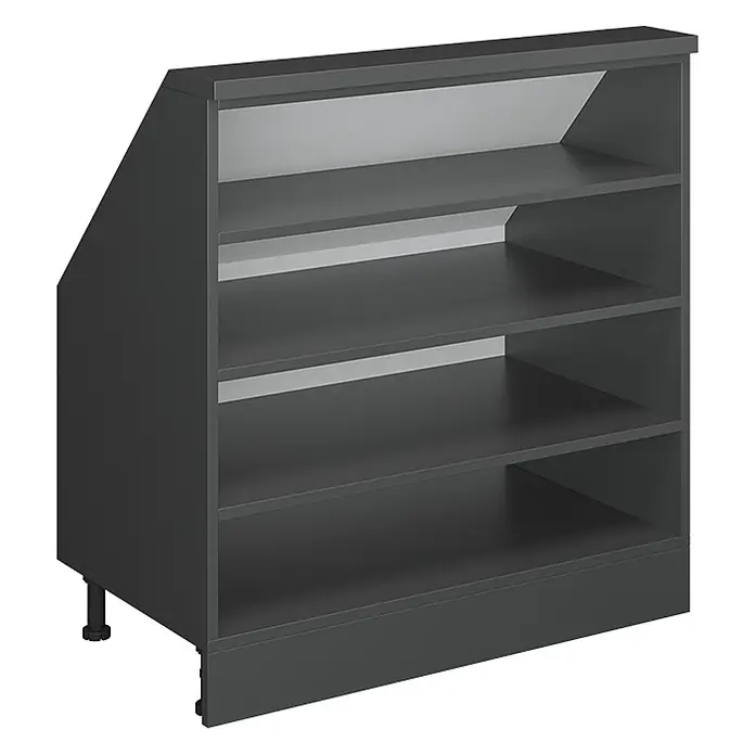 Küchenschrank für Dachschrägen R-Line 80 cm Anthrazit Art.-Nr. 60688 - 