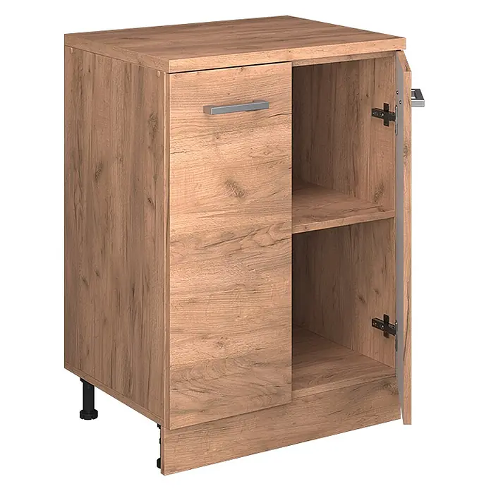 Küchenschrank für Dachschrägen R-Line 60 cm Goldkraft Eiche Art.-Nr. 61760 - 