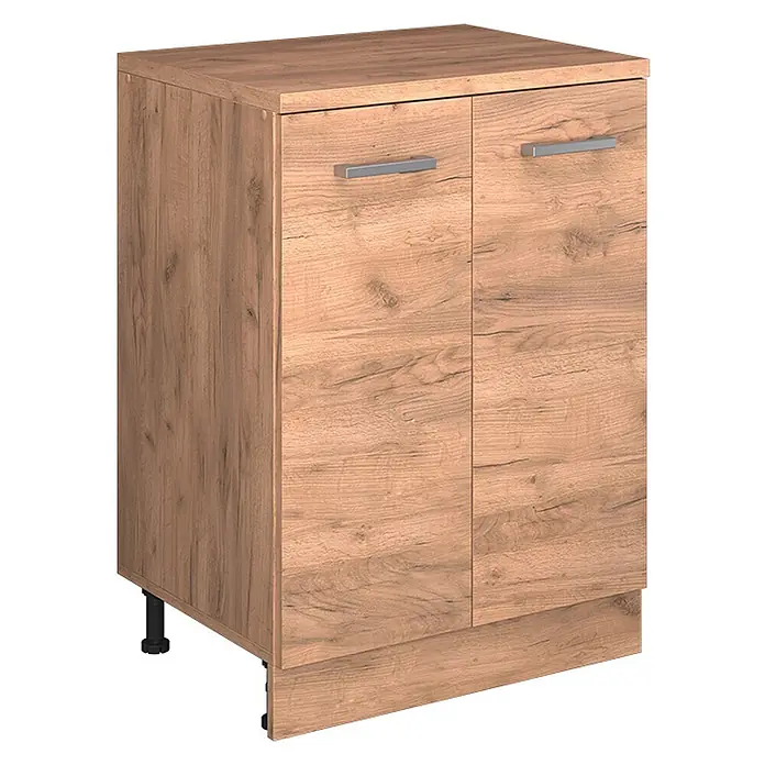 Küchenschrank für Dachschrägen R-Line 60 cm Goldkraft Eiche Art.-Nr. 61760 - 