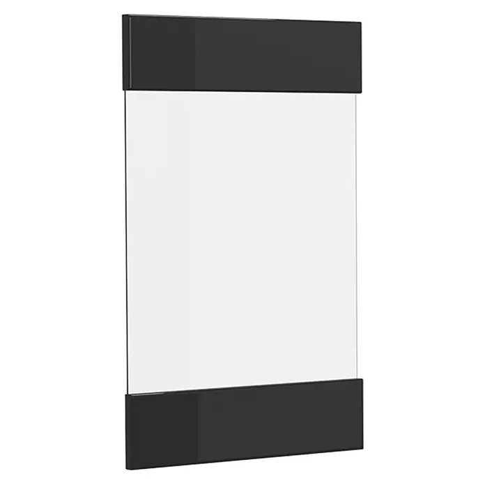 Küchenfront R-Line 39.6 cm Schwarz Hochglanz Art.-Nr. 40904 - 