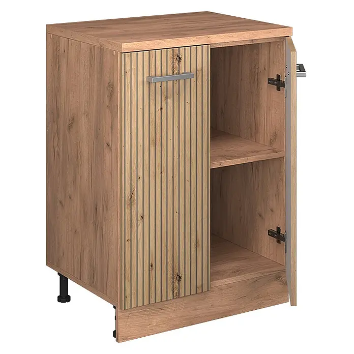 Küchenschrank für Dachschrägen R-Line 60 cm Artisan-Eiche Art.-Nr. 61757 - 