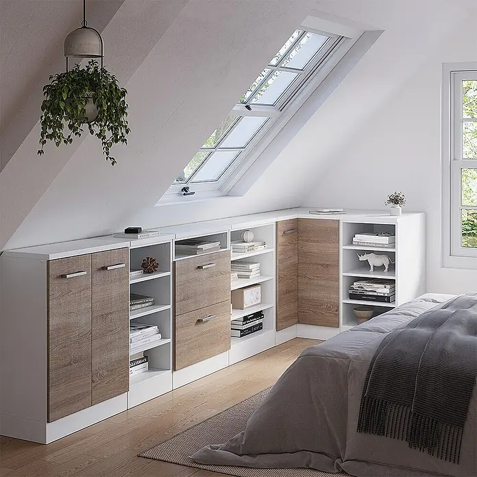 Küchenschrank für Dachschrägen R-Line 75.6 cm Sonoma Art.-Nr. 59974 - 