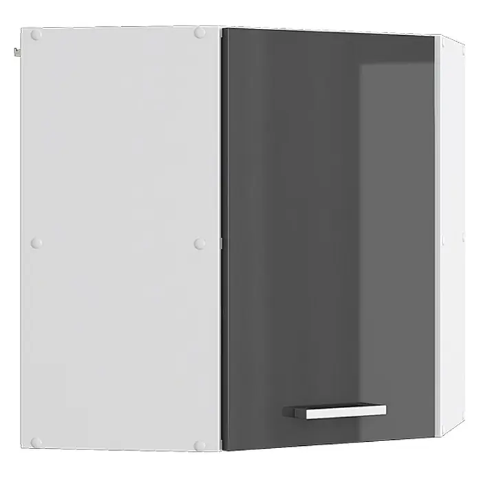 Küchenfront R-Line 36.4 cm Anthrazit Hochglanz Art.-Nr. 29216 - 