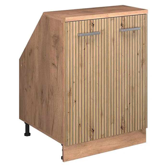 Küchenschrank für Dachschrägen R-Line 60 cm Artisan-Eiche Art.-Nr. 60389 - 