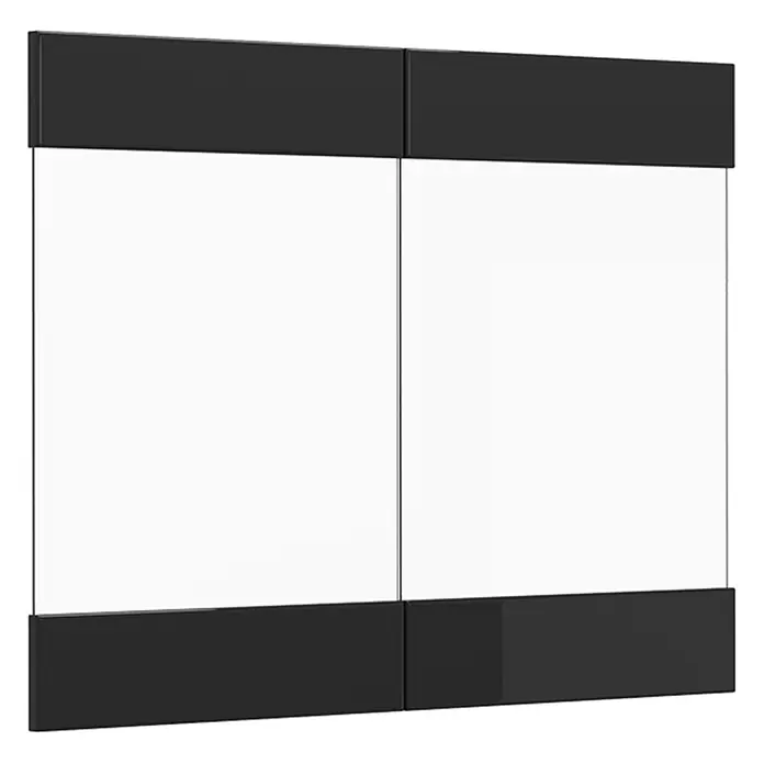 Küchenfront R-Line 79.2 cm Schwarz Hochglanz Art.-Nr. 40908 - 