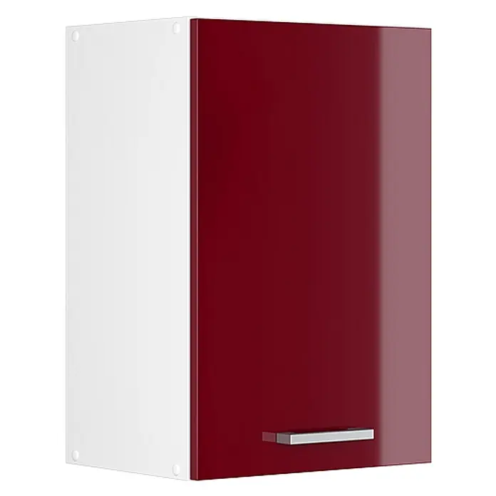 Küchenfront R-Line 39.6 cm Rot Hochglanz Art.-Nr. 41239 - 