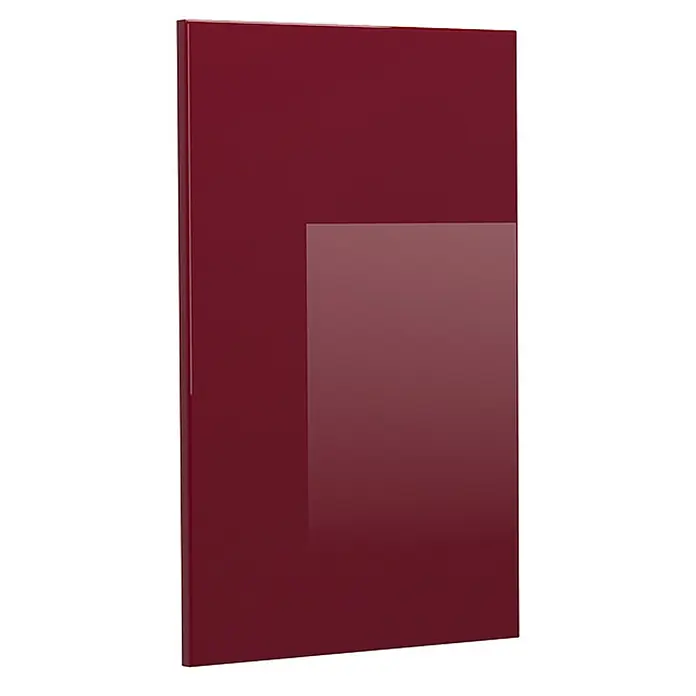 Küchenfront R-Line 39.6 cm Rot Hochglanz Art.-Nr. 41239 - 