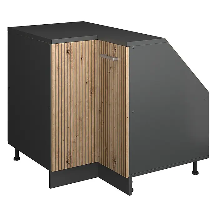 Küchenschrank für Dachschrägen R-Line 75.6 cm Artisan-Eiche Art.-Nr. 60240 - 