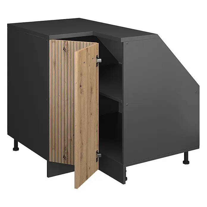 Küchenschrank für Dachschrägen R-Line 75.6 cm Artisan-Eiche Art.-Nr. 60240 - 