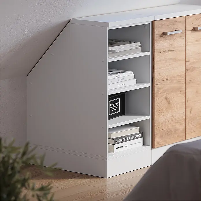 Küchenschrank für Dachschrägen R-Line 60 cm Weiß Art.-Nr. 59975 - 