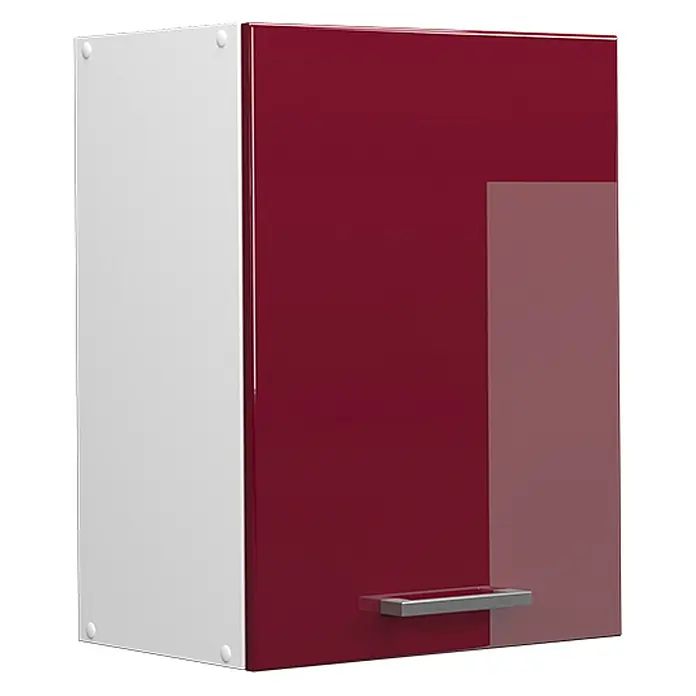 Küchenfront R-Line 44.6 cm Rot Hochglanz Art.-Nr. 41257 - 