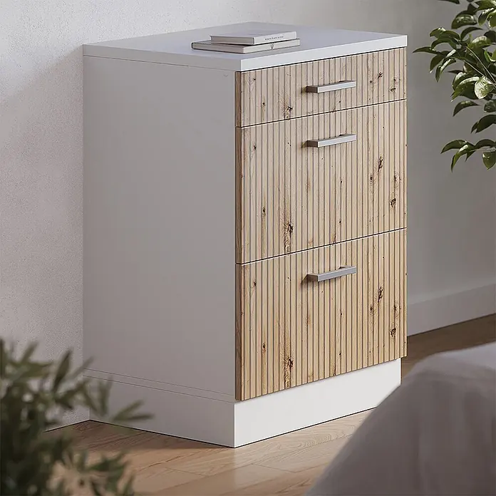 Küchenschrank für Dachschrägen R-Line 60 cm Artisan-Eiche Art.-Nr. 61727 - 