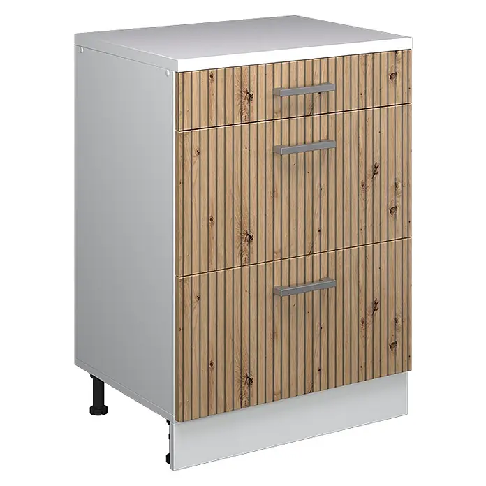Küchenschrank für Dachschrägen R-Line 60 cm Artisan-Eiche Art.-Nr. 61727 - 
