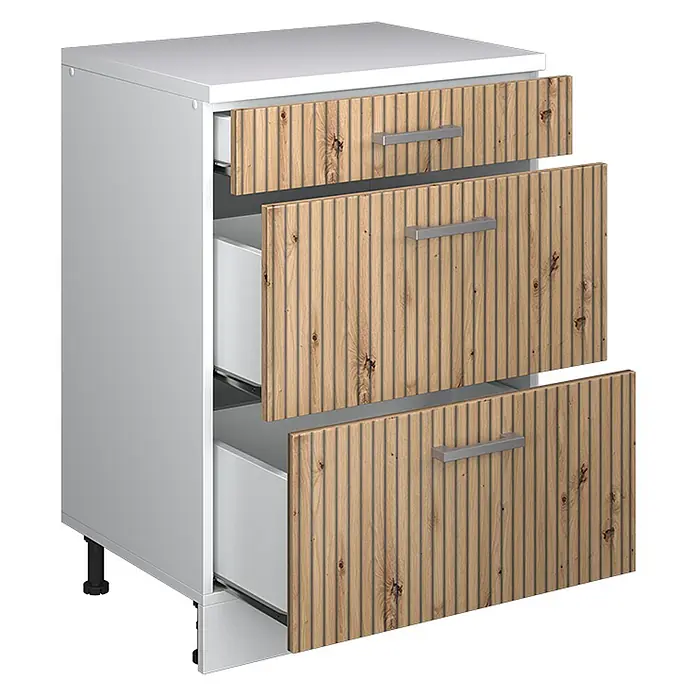 Küchenschrank für Dachschrägen R-Line 60 cm Artisan-Eiche Art.-Nr. 61727 - 
