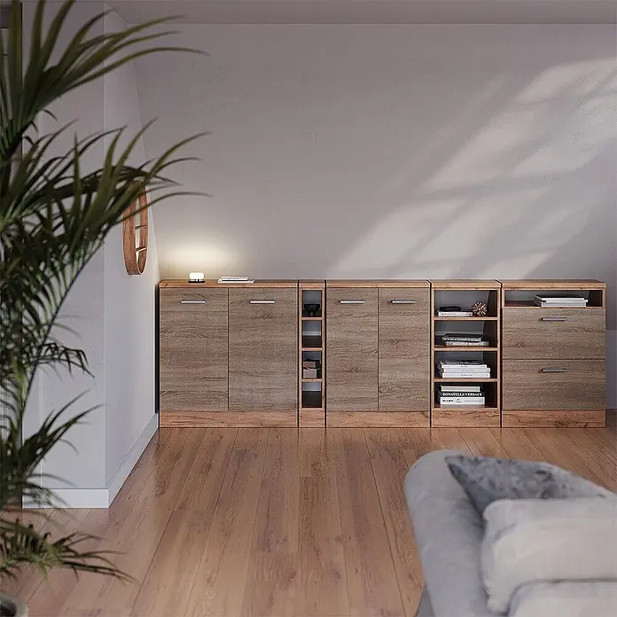 Küchenschrank für Dachschrägen R-Line 60 cm Sonoma Art.-Nr. 60502 - 